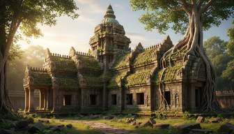 Architectural landmark upscaling with fine details before