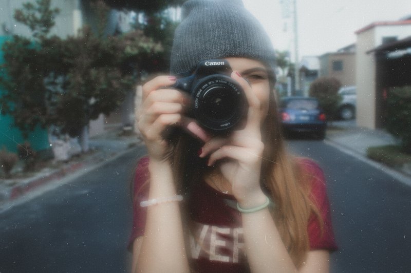 Social media photo enhancement before